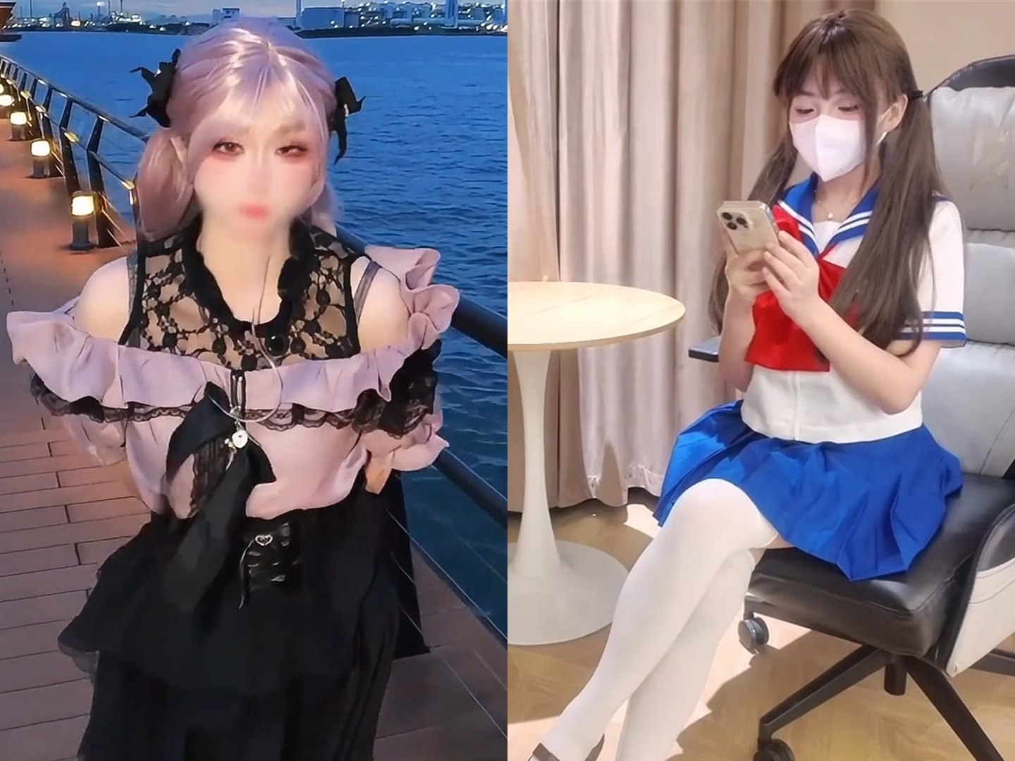 小米粥肉償繳租穿黑絲情趣侍奉房東小哥／喵嘰小糯失戀後性癮難忍找學長索精等 720p